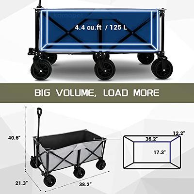 Collapsible Folding Wagon Cart Outdoor Beach Wagon Heavy Duty