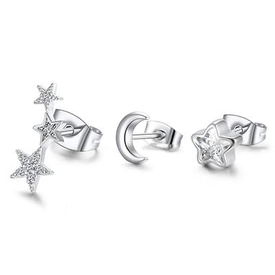 Sterling Silver V-Shape Stud Earrings 7mm - Simply Sterling