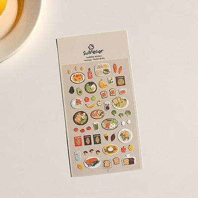 Food Stickers Scrapbooking, Scrapbook Stickers Food