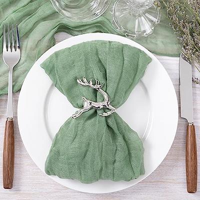 Sage Green Linen Napkins and Placemats for Wedding Cloth 