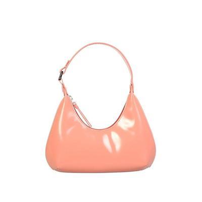 BY FAR Leather Mini Rachel Shoulder Bag - Pink on Garmentory