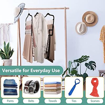 Velvet Pants Hanger Space Saving Non-Slip Pants Hanger