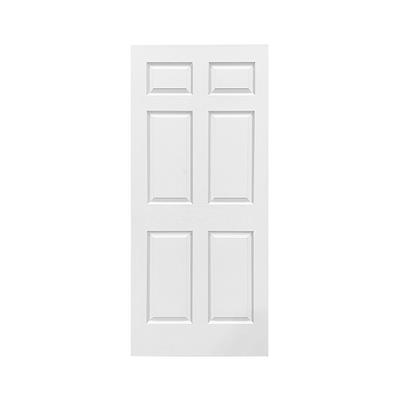 CALHOME 30-in x 80-in White Primed MDF Single Barn Door | PK-2PANEL-CB-30