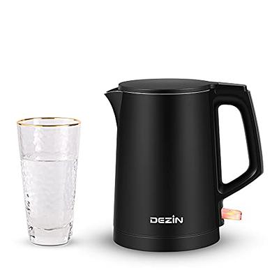 Dezin Electric Kettle Glass Electric Tea Kettle Auto Shut-Off 304 Stainless  S