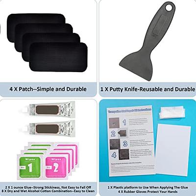 Trampoline Patch Repair Kit 4 x 4 inch Square Glue On Patches