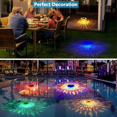 Solar Floating Pool Lights,Fish Pattern Pool Lights That Float,Rechargeable  Waterproof Light up LED Pool Accessories,Hanging Pool Lights for Swimming  Pools,Ponds,Bathtub,Fountains,Garden Paths (1) - Yahoo Shopping