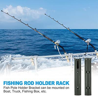 PATIKIL Fishing Rod Holder Bracket 6 Pack with 12 Ball Elastic
