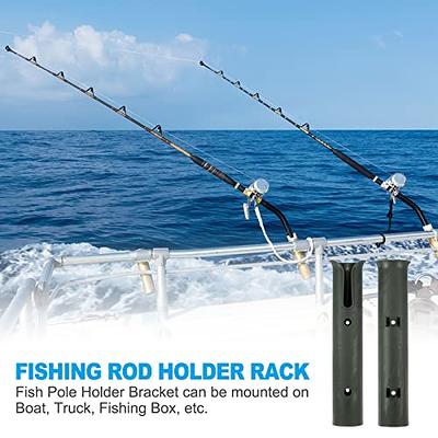 HLOGREE 4 Pack Fishing Rod Holder Ground Support, Fishing Pole