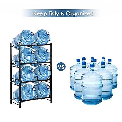 Adjustable Water Bottle Organizer Holder, 2-Tier 2 Pack Stackable