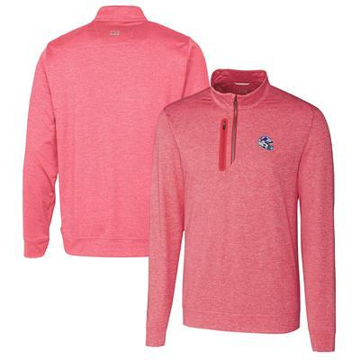 Buffalo Bills Cutter & Buck Helmet Traverse Stretch Quarter-Zip