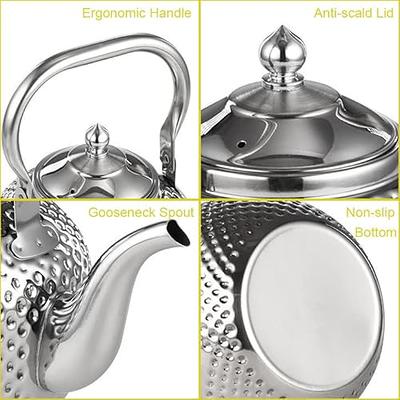 Stainless Steel Spout Kettle - 1 Gallon, Brewing Coffee and Tea