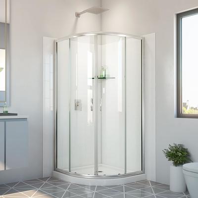 DreamLine SlimLine 36 W x 76.75 H Framed Square Shower Stall and