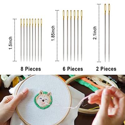 Caydo Adjustable Metal Embroidery Hoop Stand with 6 Pieces Multicolor  Embroidery Hoops and 15 Needles for Cross Stitch and Embroidery Project -  Yahoo Shopping