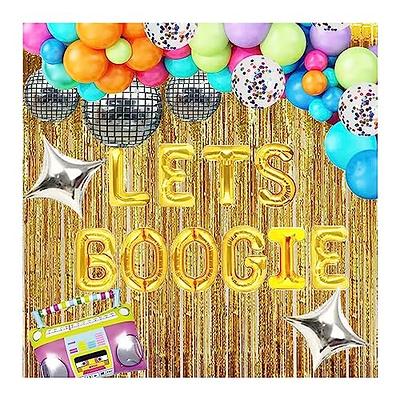 10 Pieces Disco Party Decoration Disco Balloons Birthday Helium