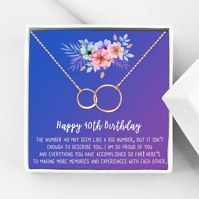 Anavia Best Wishes Gift Card High Quality Stainless Steel Fashion Necklace  for Her, Girlfriend Gift, Wife Gift, Gift for Fiancee-[Silver Cube
