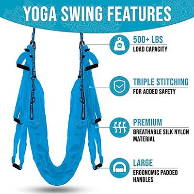 YOGA SWING PRO Premium Aerial Hammock Anti gravity Yoga Swing Kit - Acrobat Flying  Sling Set for Indoor and Outdoor Inversion Therapy - Yahoo Shopping