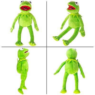 Kermit Frog Puppet, The Muppet Show, Soft Hand Frog Stuffed Plush