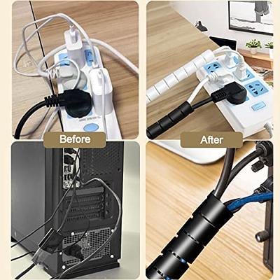 The Cord Wrapper 2 Pack - Power Cord Organizer, Heat-Resistant Cord  Wrappers for Kitchen Appliances, Computer Cord Organizer, & More, 3 x 1.5  Inches
