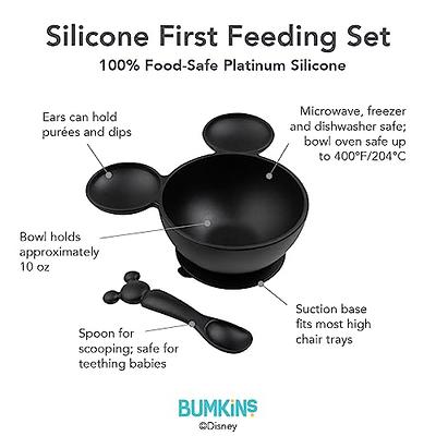 Bumkins Baby Bowls, Silicone Baby Feeding Set, Suction Bowls for Baby and  Toddler with Spoon and Lid, First Feeding Set, Platinum Silicone Bowl for  Babies 4 Months 2-Pack - Yahoo Shopping