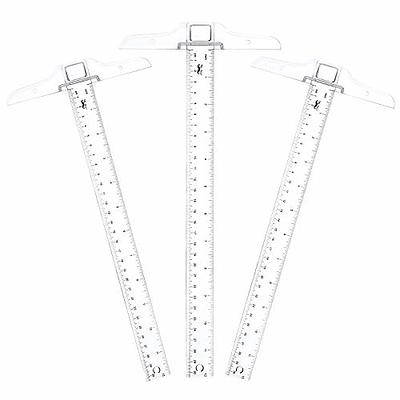 Mr. Pen- 12 Inches Plastic 3 Pack, T Square Ruler, Transparent, Drafting T  Square, T Ruler for Crafting, Clear - Yahoo Shopping