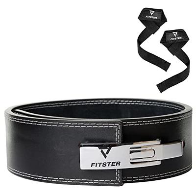  Fitster Leather Lifting Belt, Weight Lifting Belt for  Training, Gym Belt for Weight Lifting, Adjustable to the Body