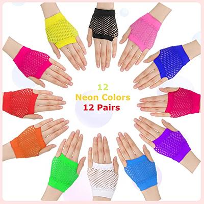 144 Pieces 80s Costume Accessories Set for Women 120 Pieces Neon Jelly  Bracelets 12 Pairs Fishnet Wrist Gloves 6 Pieces Lace Headband 6 Pairs Neon  Earrings 80s Themed Party Favor for Women Girls - Yahoo Shopping