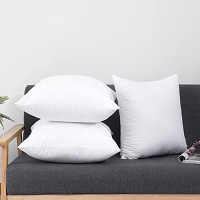 Utopia Bedding Throw Pillows Insert Pack of 2 White - 18 x 18 Inches Bed and 