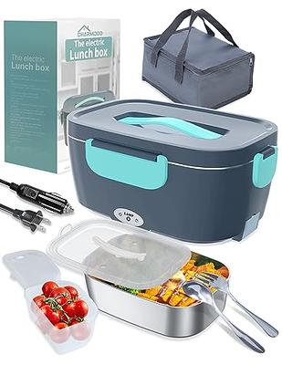 CHARMDOO Electric Lunch Box, 80W Portable Lunch Warmer Food Heater