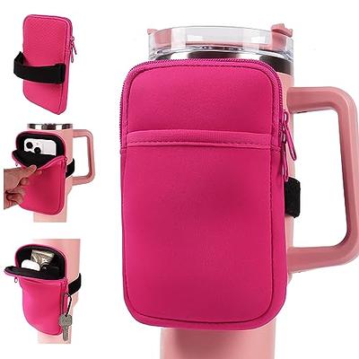 Water Bottle Pouch for Stanley,18~40oz Stanley Cup Accessories,Stanley Cup  Fanny Pack,Tumbler Pouch with Pocket, for Phone, Cards