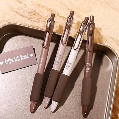 Cute Coffee Soft Bread Gel Pen 4pcs/set 0.5mm Ballpoint Black