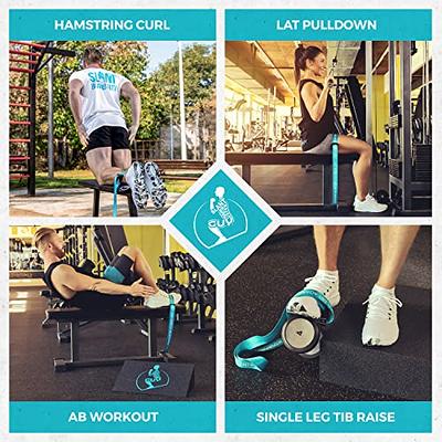 FITGIRL - Ankle Strap for Cable Machines and Resistance Bands, Work Out  Cuff Attachment for Home & Gym, Glute Workouts - Kickbacks, Leg Extensions