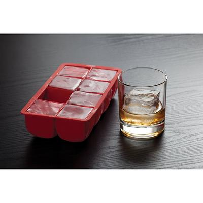 Large Ice Cube Tray - BPA-Free and Flexible Silicone Mold Makes Eight  2x2-Inch Cubes - Chill Water, Lemonade, Cocktails, or Juice by Home-Complete