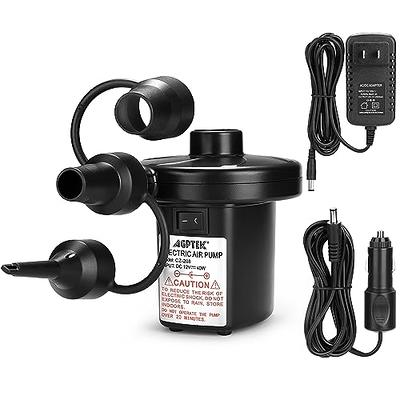 AGPtek Two Nozzle High Power Electric Balloon Inflator Pump