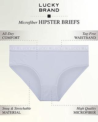 Lucky Brand Women's Underwear - 10 Pack Microfiber Hipster