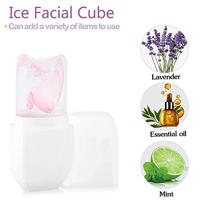 ROSELYNBOUTIQUE Ice Roller for Face Massage Kit - Face Roller Self Care  Gifts for Women Kit Reduce Wrinkles Puffiness Aging (Pink)