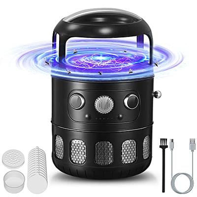 Afoxsos Portable LED Light Fly Trap Catcher Electric Bug Zapper