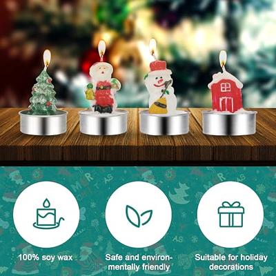  Christmas Decorations 3 Pack Glass Storage Jars-Christmas Gnome  Canisters Sets with Airtight Bamboo Lid for Kitchen Countertop  Snowman-Christmas Kitchen Decor Clear Glass Storage Jars Santa Claus : Toys  & Games