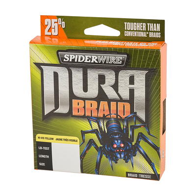 SpiderWire 40lb DuraBraid, 300yd, Hi-Vis Yellow Fishing Line - Yahoo  Shopping