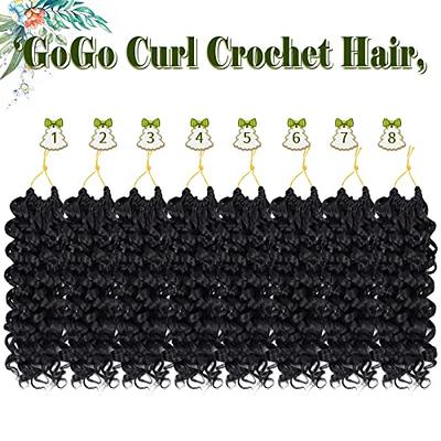 GoGo Curl Crochet Hair for Women 8 Packs Water Wave Crochet Hair 12 Inch Curly  Braiding Hair Ocean Wave Crochet Hair Beach Curl Crochet Hair Synthetic  Hair Extensions(1b#) - Yahoo Shopping