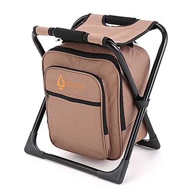 Portable Folding Backpack Chair Camping Stool Cooler Bag Rucksack Beach  Fishing