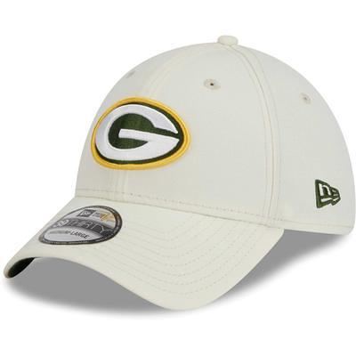 Green Bay Packers New Era Chrome Collection 9FIFTY Trucker Snapback Hat -  Cream/Black