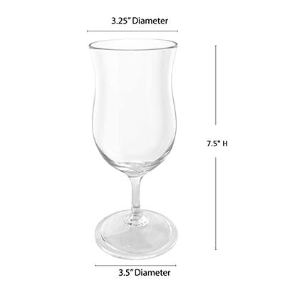 Lily's Home Unbreakable Acrylic Wine Glasses, Made of