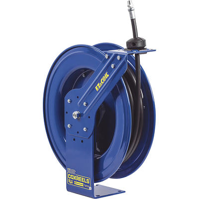 Coxreels Medium Pressure Retractable Hose Reel — 1/2Inch x 50ft