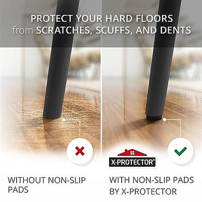 Non Slip Furniture Pads X-PROTECTOR - Premium 24 pcs 1 1/2? Furniture Pad!  Best Furniture Grippers - Rubber Feet - Furniture Floor Protectors for Keep