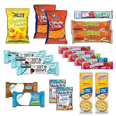 Snack Box Variety Pack Care Package (40 Count) Adults, Men, Women, College  Student, Kids, Valentine's Day Gift Basket, Assorted Snackbox, Office