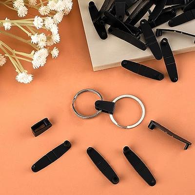 100pcs Plastic Keychain Clips, Small Plastic Keychain Clips Clear Acrylic  Plastic Keychain Connector Snaps for Office Credit Card Craft Jewelry  Making (Black) - Yahoo Shopping