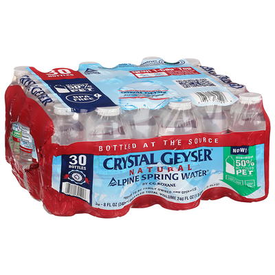 Crystal Geyser Natural Alpine Spring 16.9 Oz. Water Bottles, 24