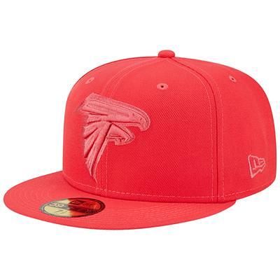 New Era Men's Atlanta Falcons 2023 Sideline Pinwheel 59Fifty Fitted Hat