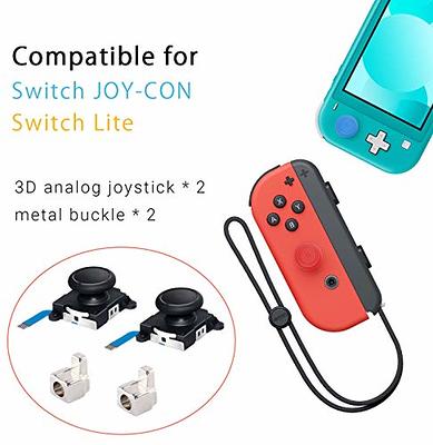 LONANDY 2 Pack Joycon Joysticks, Joycon Repair Kit Joystick Replacement  Parts for Nintendo Switch, Switch Lite & Switch OLED, Include Thumb Grips,  Metal Lock Buckles - Yahoo Shopping