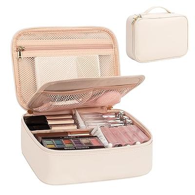 Cosmetic Makeup Caddy Mini Lipstick Bag For Purse With Mirror Pu Leather  Cosmetic Bag With Zipper Exquisite Girl Carry Bag Multi Function Storage  Bag Vanity Organizer Box, Buy More, Save More